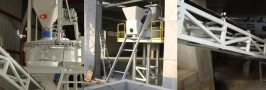 Concrete block machines for the manufacture of concrete blocks