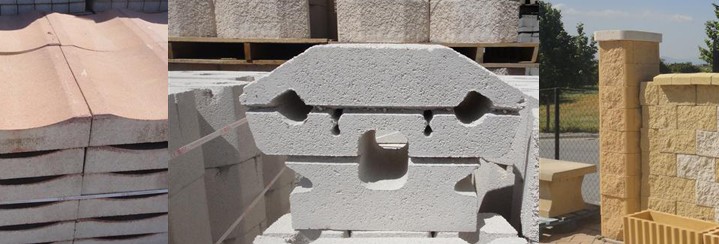 Manufacture of paving stones at Poyatos