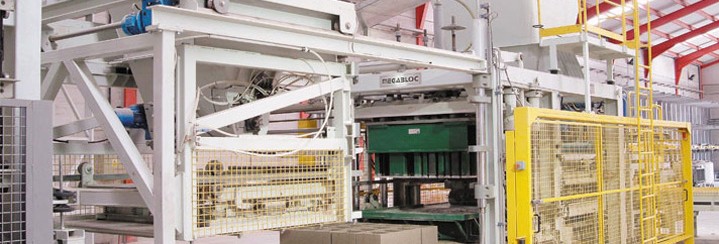 Megabloc: machines for manufacturing concrete blocks with a reliable system